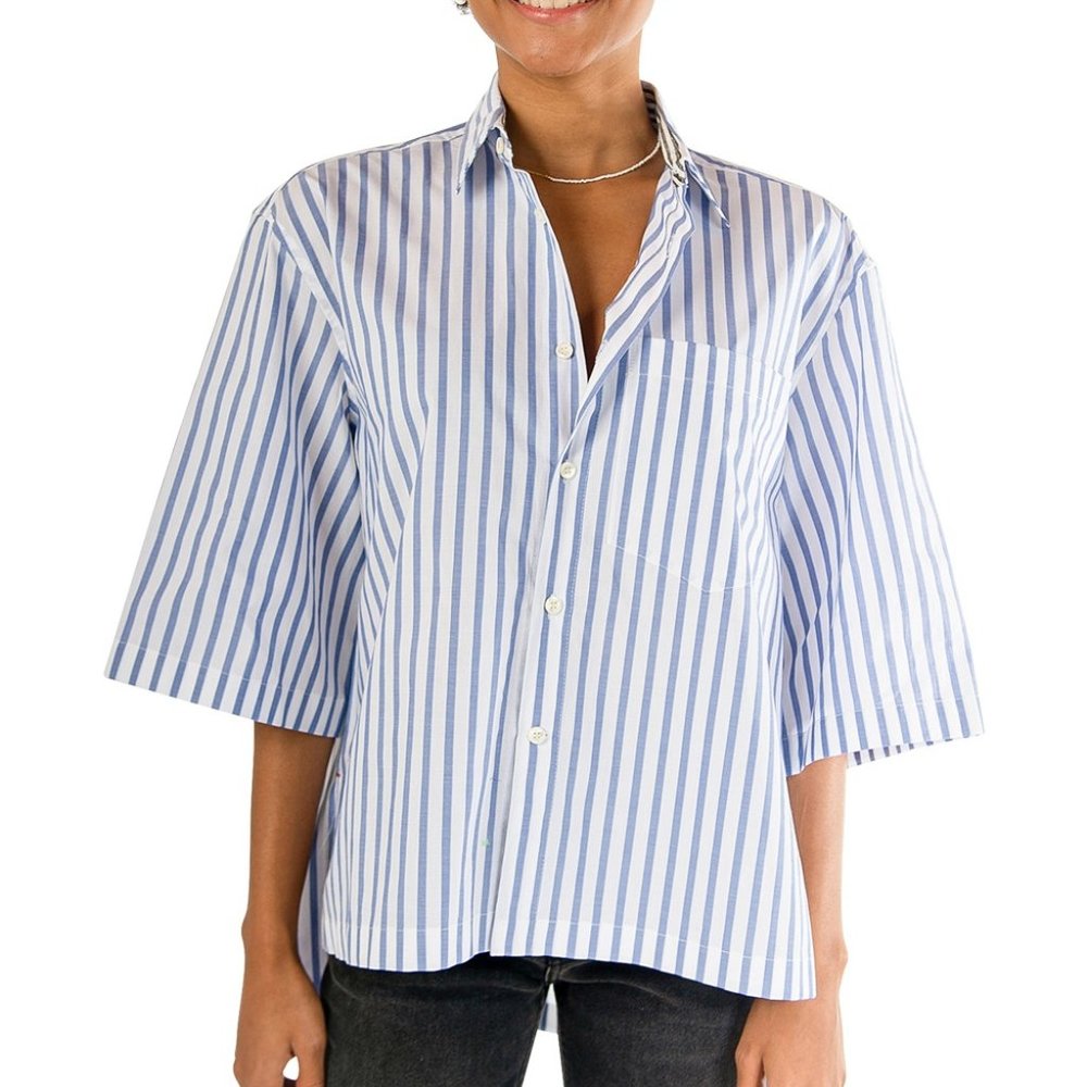 The Salting Fishmonger Shirt - Regatta Stripe